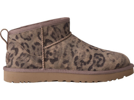 UGG Classic Ultra Mini Spotted Γυναικεία Μποτάκια Suede Ταμπά 1180623-CHE