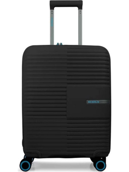 BG Berlin Linea BG003/98 Βαλίτσα Καμπίνας 55x38x20cm με 4 Ρόδες Μαύρη