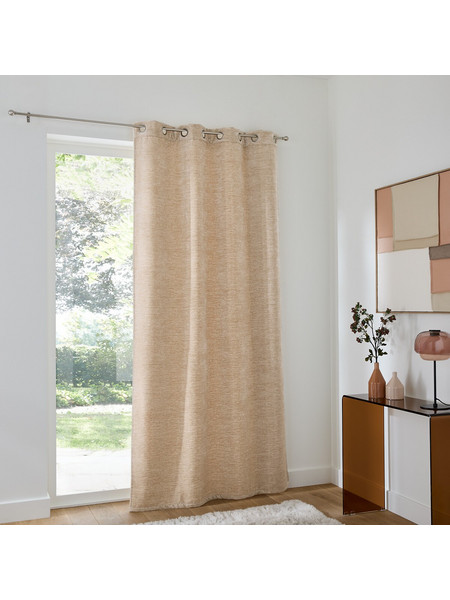 La Redoute Κουρτίνα με Τρουκς 135x250 Bocha 351484322 Μπεζ