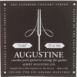 Augustine Strings Black Label Χορδή Ακουστικής Κιθάρας D Normal Tension