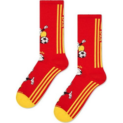 Happy Socks Παγκόσμιο Κύπελλο Ισπανία Ανδρικές Κάλτσες Ψηλές με Σχέδια Κόκκινες P005244