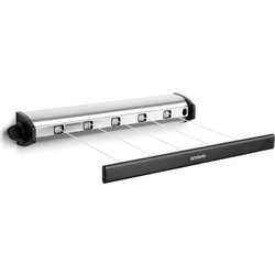 Brabantia 90300176 Πτυσσόμενη Κρεμαστή Απλώστρα Ρούχων για Κάγκελα Μπαλκονιού 48.3x8x7.6cm με Μήκος Απλώματος 22m
