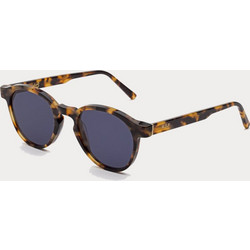 RetroSuperFuture THEWARHOLCHEETAH 57Y Ανδρικά Γυαλιά Ηλίου Στρογγυλά Κοκάλινα Ταρταρούγα με Μαύρο Φακό