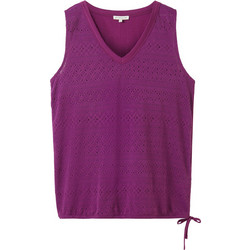 Tom Tailor Γυναικείο Καλοκαιρινό Top Μωβ 1042397-35274