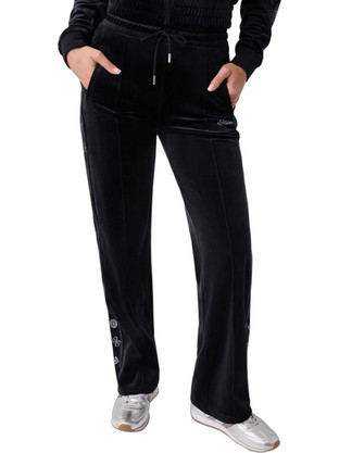 Guess Amalia Skinny Athleisure Γυναικείο Παντελόνι Φόρμας Μαύρο V6BB10K6303-JBLK