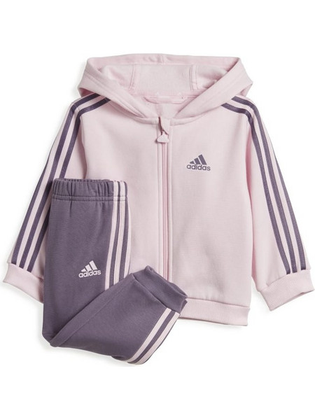 Adidas Βρεφικό Σετ Φόρμας για Κορίτσι Χειμωνιάτικο Ροζ Μωβ IJ8851