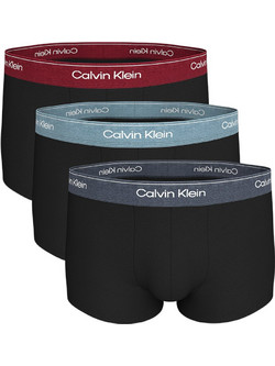 Calvin Klein Ανδρικά Μποξεράκια Σετ 3Pack Μαύρα LV00NB4389-4NK