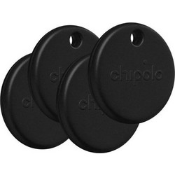 Chipolo Anti-Lost Trackers Apple Find My / Google Find My Device Black 4 Pack