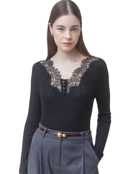 Suncoo Γυναικείο Χειμερινό Top Μαύρο M01297H26