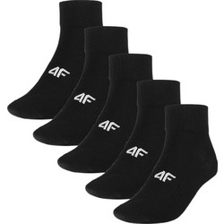 4F Γυναικείες Κάλτσες Κοντές Μαύρες 5Pack 4FWMM00USOCF761-20S