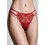 Milena By Paris Γυναικείο Sexy String με Δαντέλα Κόκκινο 6990