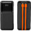 Ezra PB84 Power Bank 10000mAh 22.5W με Ενσωματωμένα Καλώδια USB-C & Lightning Quick Charge 3.0 & Power Delivery Black