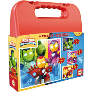 Παιδικό Puzzle Educa Iron Man & Friends 6+9+12+19 Κομμάτια