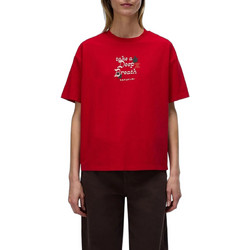 Napapijri S-Aral Γυναικείο Αθλητικό T-Shirt Κόκκινο NP0A8A6N-R1F