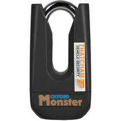 Oxford Monster Κλειδαριά Δισκόφρενου Μηχανής Μαύρη
