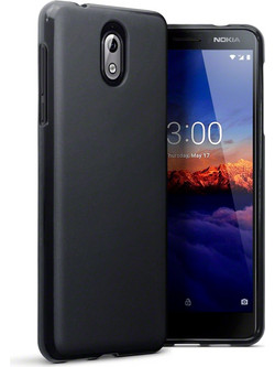 Terrapin Back Cover Silicone Black Matte (Nokia 3.1)