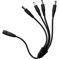 Καλώδιο τροφοδοσίας DC splitter 1 θηλυκό σε 4 αρσενικά