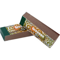 Τζιβάνες στριφτού τσιγάρου Greengo Unbleached filtertips