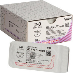 Ράμμα μέσης απορρόφησης Vicryl Rapide Ethicon 2-0 36mm 1/2c V9450