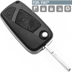 FIAT Κλειδί Κενό με 3 κουμπιά Αναδιπλούμενο SILCA SIP22RS8