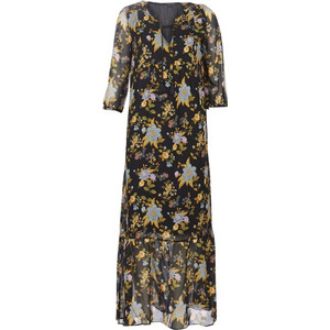 Ikks Maxi Φόρεμα Μαύρο BP30195-02 Ikks Maxi Φόρεμα Μαύρο BP30195-02