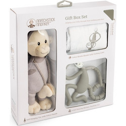 Matchstick Monkey Teething Gift Set TEETHING GIFT SET - GREY 241501