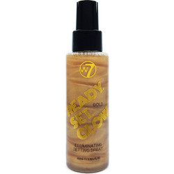 W7 Ready Set Glow Illuminating Fixing Spray - Gold (100ml)