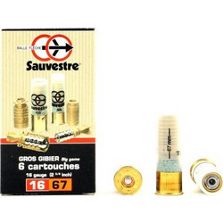 Sauvestre Φυσίγγια Μονόβολα 12Cal 67mm 22.5gr 6τμχ