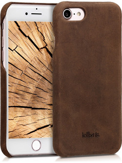 Kalibri Σκληρή Δερμάτινη Θήκη iPhone 7 / 8 / SE (2020) - Καφέ (200-105-808)