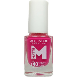 Elixir Fast Dry M37 Matte Βερνίκι Νυχιών Μακράς Διαρκείας Quick Dry 13ml