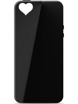 CASE OVERLAY Camera Heart για IPHONE 6 PLUS Black