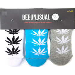 BEE UNUSUAL BABY LEAF 3PK SOCKS AS-19422-MUL Πολύχρωμο