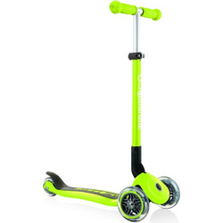 Globber Scooter Primo Αναδιπλούμενο Παιδικό Πατίνι Τρίτροχο με Φωτάκια Lime