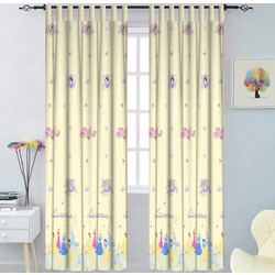 Vasilas Home Παιδική Κουρτίνα με Θηλιές 140x290 Princess Yellow