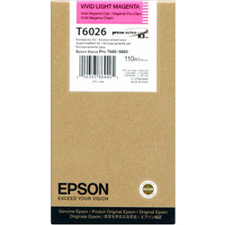 Epson T6026 Vivid Light Magenta Μελάνι Εκτυπωτή Inkjet C13T602600