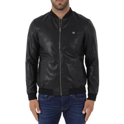 Basehit Ribbed Ανδρικό Μπουφάν Bomber Μαύρο 182.BM16.131