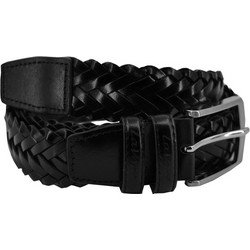 Leather 100 Ανδρική Ζώνη Δερμάτινη Μαύρη 29-BELT-1-94