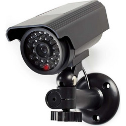 Nedis DUMCBS10BK Dummy Solar Camera Black Απομίμηση Κάμερας