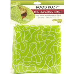 U-Konserve Food Kozy Wrap 2-Pack (Medium, Lime)