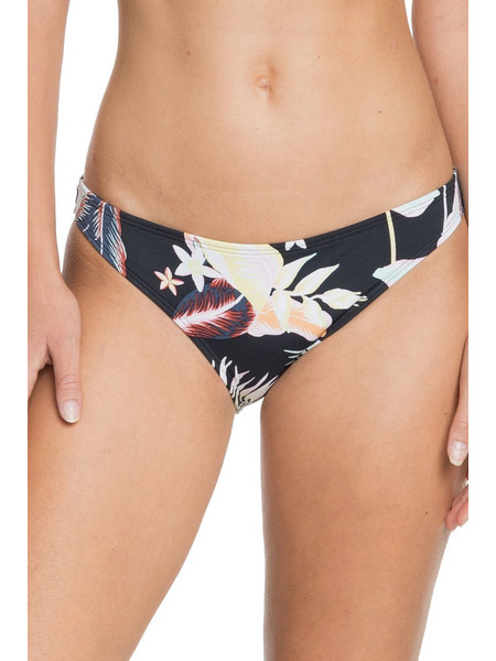Roxy Beach Classics Bikini Slip Floral Μαύρο ERJX404085-KVJ7