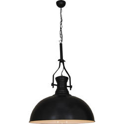 Home Lighting Khaleesi Κρεμαστό Φωτιστικό Οροφής Μονόφωτο E27 Μπρονζέ Φ60cm 77-3076 Bronze