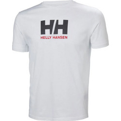 Helly Hansen Logo Ανδρικό Αθλητικό T-Shirt Λευκό 33979-001