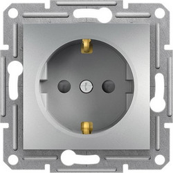 Πρίζα Σούκο Ασφαλείας 16Α (2Π+Γ) Αλουμίνιο Schneider Asfora EPH2900261