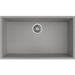 Teka Square 72.40 TG Υποκαθήμενος Νεροχύτης Γρανίτη Stone Grey 76x44cm