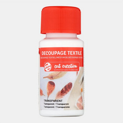 Κόλλα Decoupage Art Creation Royal Talens Textile Transparent 9005 50ml