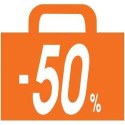 Next αφίσα Σακούλα -50% για βιτρίνες 34x32εκ