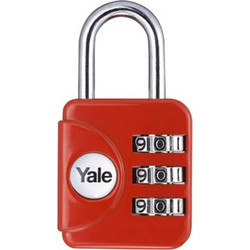 Κλειδαριά λουκέτο με συνδυασμό Yale Travel Padlock YP1 (YYP1/28/121/1R) YYP1/28/121/1R
