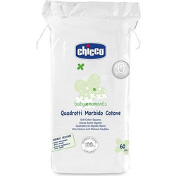 Chicco Baby Moments Μαντηλάκια από Μαλακό Βαμβάκι, 60τεμ