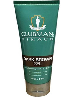 Clubman Pinaud Dark Brown Gel Μαλλιών Ανδρικό με Χρώμα 89ml