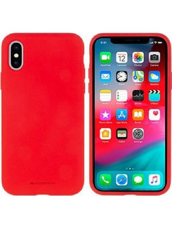 Θήκη Mercury Silicone Κόκκινο (iPhone 11 Pro Max)